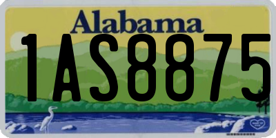 AL license plate 1AS8875