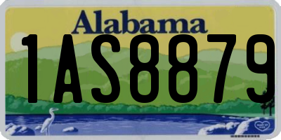AL license plate 1AS8879