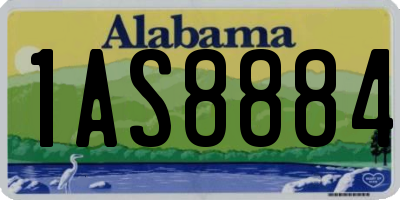 AL license plate 1AS8884