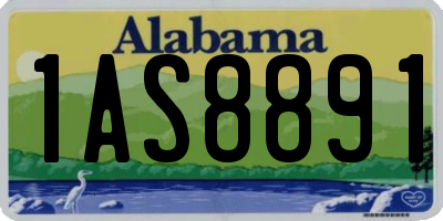 AL license plate 1AS8891