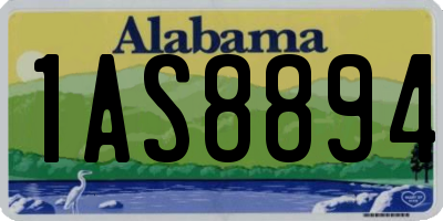 AL license plate 1AS8894