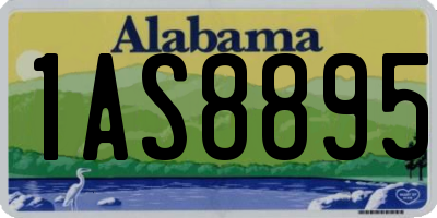 AL license plate 1AS8895