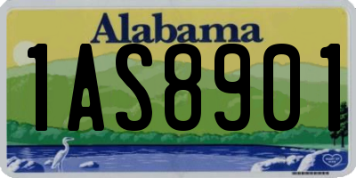 AL license plate 1AS8901