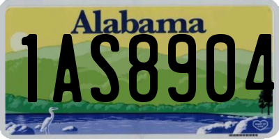 AL license plate 1AS8904