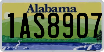 AL license plate 1AS8907