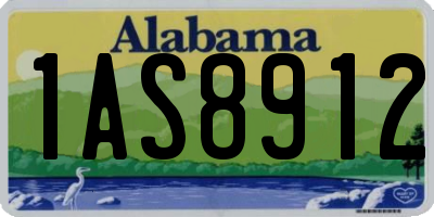 AL license plate 1AS8912