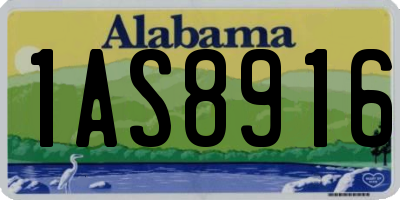 AL license plate 1AS8916