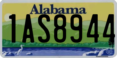AL license plate 1AS8944