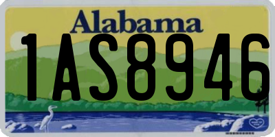 AL license plate 1AS8946