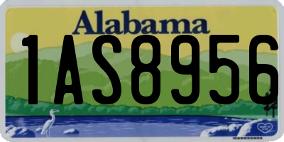 AL license plate 1AS8956