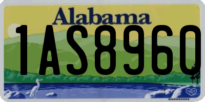 AL license plate 1AS8960