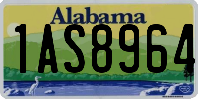 AL license plate 1AS8964