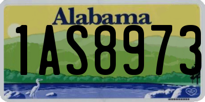 AL license plate 1AS8973