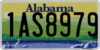 AL license plate 1AS8979