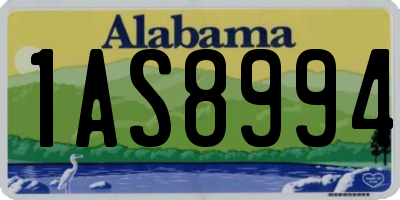AL license plate 1AS8994