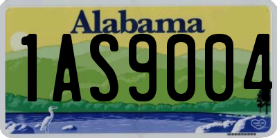 AL license plate 1AS9004