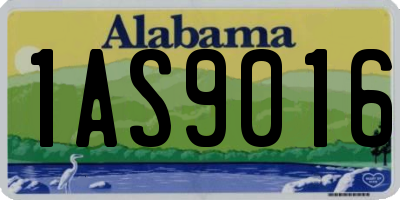 AL license plate 1AS9016