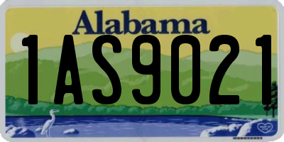 AL license plate 1AS9021