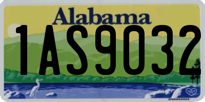 AL license plate 1AS9032