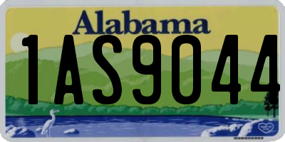 AL license plate 1AS9044
