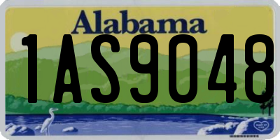 AL license plate 1AS9048