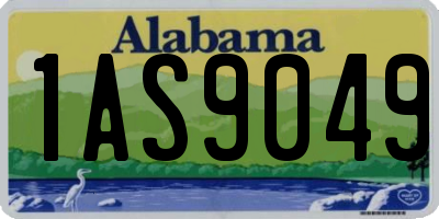 AL license plate 1AS9049