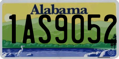 AL license plate 1AS9052