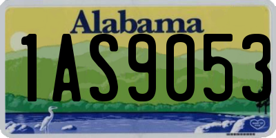 AL license plate 1AS9053