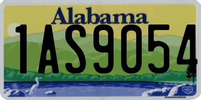 AL license plate 1AS9054