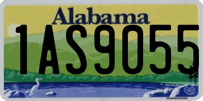 AL license plate 1AS9055