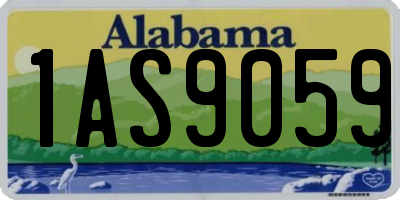 AL license plate 1AS9059