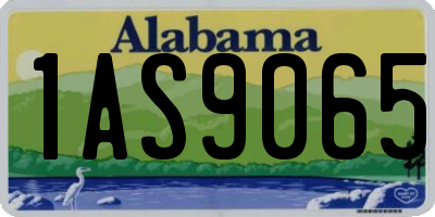 AL license plate 1AS9065