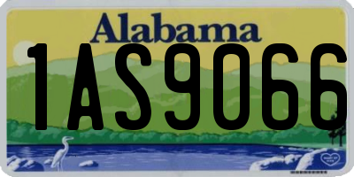 AL license plate 1AS9066