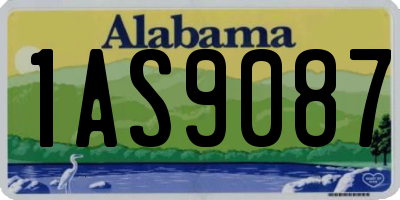 AL license plate 1AS9087