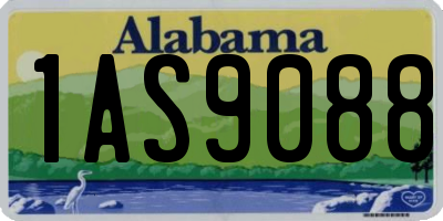AL license plate 1AS9088