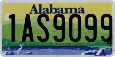AL license plate 1AS9099