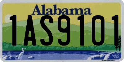 AL license plate 1AS9101