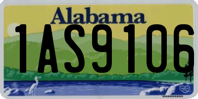 AL license plate 1AS9106
