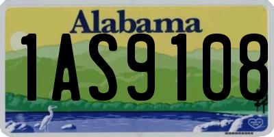 AL license plate 1AS9108