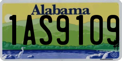 AL license plate 1AS9109