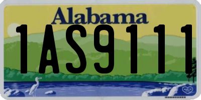 AL license plate 1AS9111