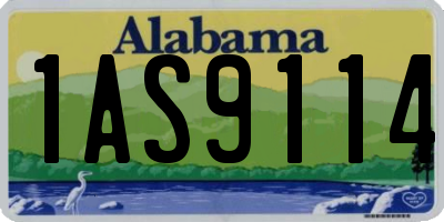 AL license plate 1AS9114