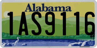 AL license plate 1AS9116
