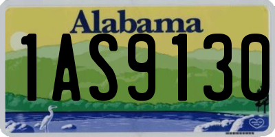 AL license plate 1AS9130
