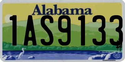 AL license plate 1AS9133