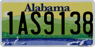 AL license plate 1AS9138