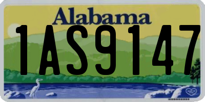 AL license plate 1AS9147
