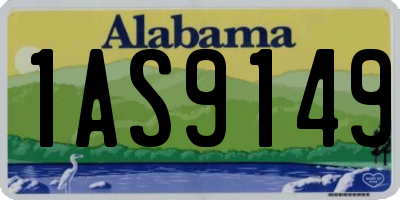AL license plate 1AS9149