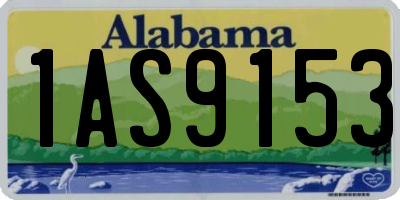 AL license plate 1AS9153