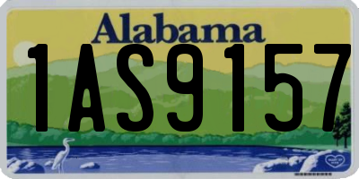 AL license plate 1AS9157